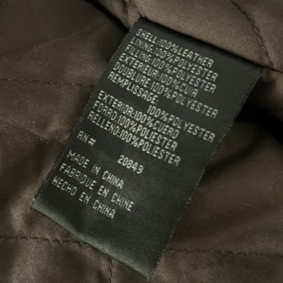 Rouge Moto Leather Brown Jacket - Picture 10 of 10